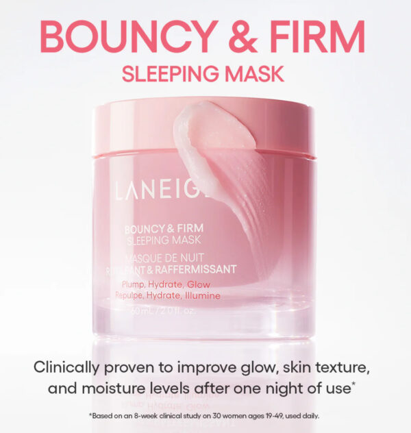 Laneige Bouncy & Firm Sleeping Mask (60ml) - Image 6