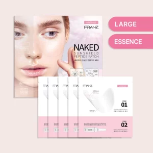 Franz NAKED SunShield Peptide Patch (L Size, 5 Pairs)