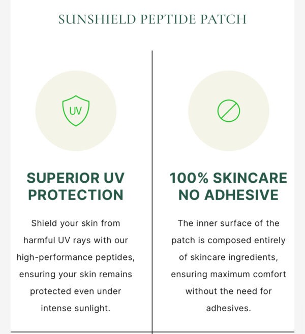 Franz NAKED SunShield Peptide Patch (L Size, 5 Pairs) - Image 5